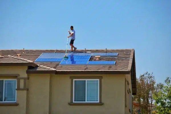 DIY Solar Panel Cleaning